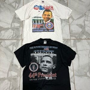 Bundle of 2 vintage Obama shirts